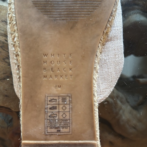 WHBM Pineapple Espadrille Slides Slippers - Picture 9 of 9